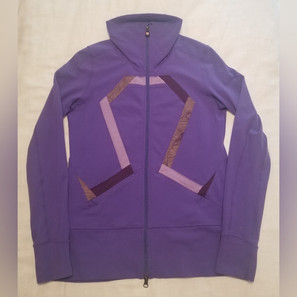Lululemon In Stride Origami Jacket Size 8 Purple - Picture 1 of 4